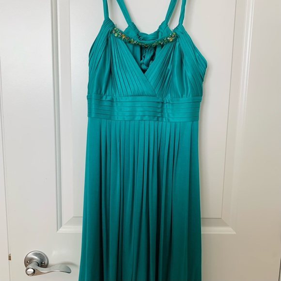 BCBG teal mini dress - Picture 1 of 2